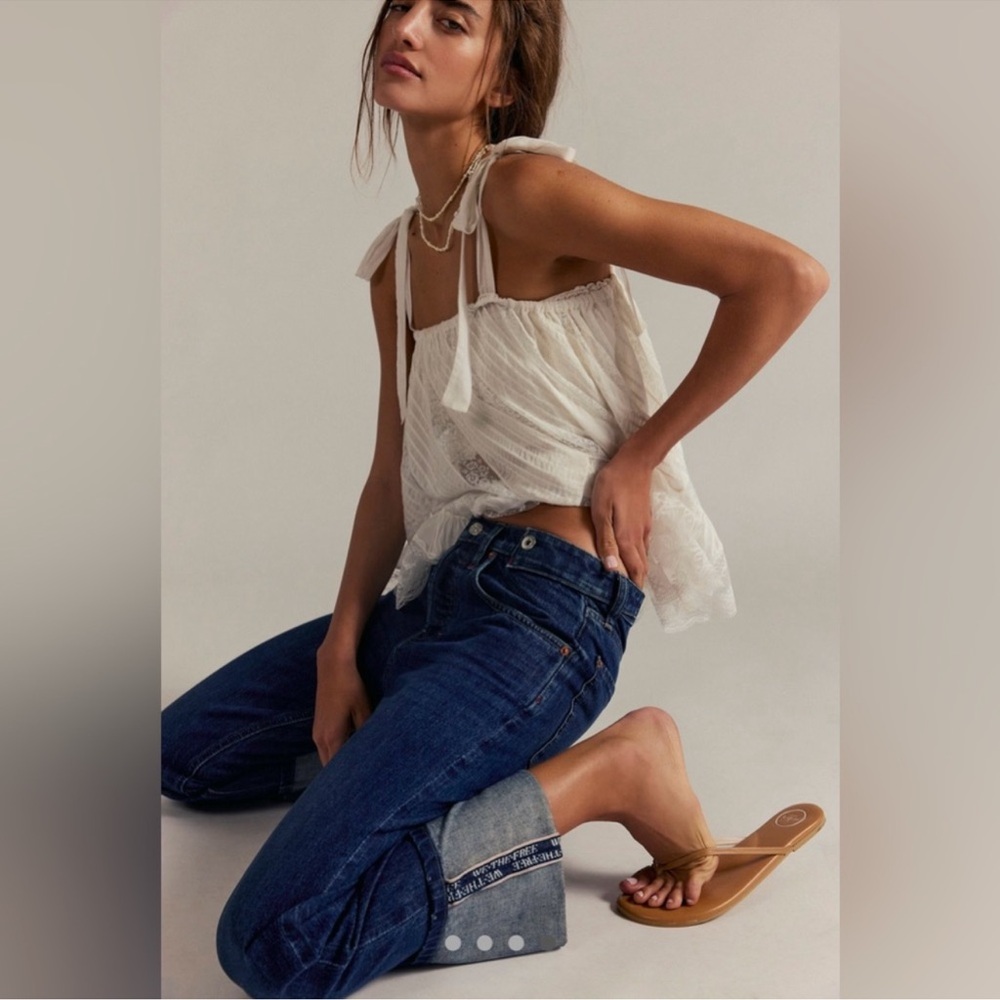 NWT Free People Slade Slim Selvedge Jean - Picture 4 of 4